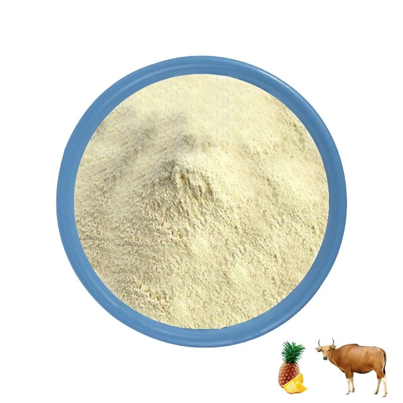 Alimentación animal en polvo de bromelina