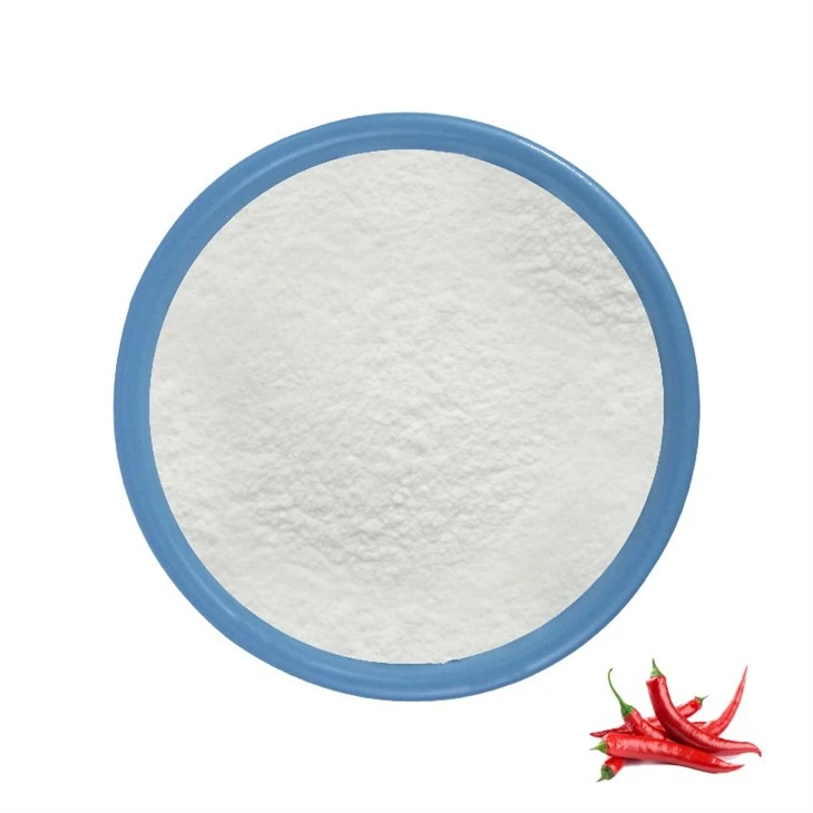 Polvo blanco de capsaicina